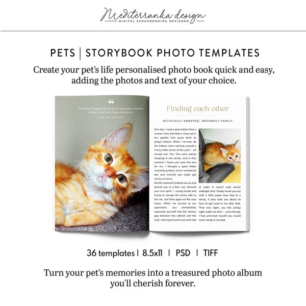 Pets storybook | 8.5x11