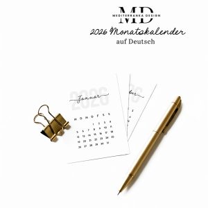 2026 Monatskalender #1