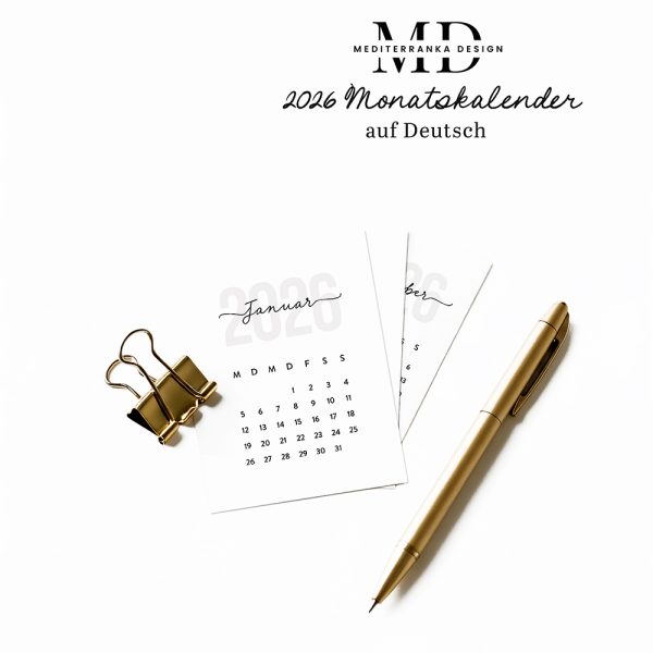 2026 Monatskalender #1