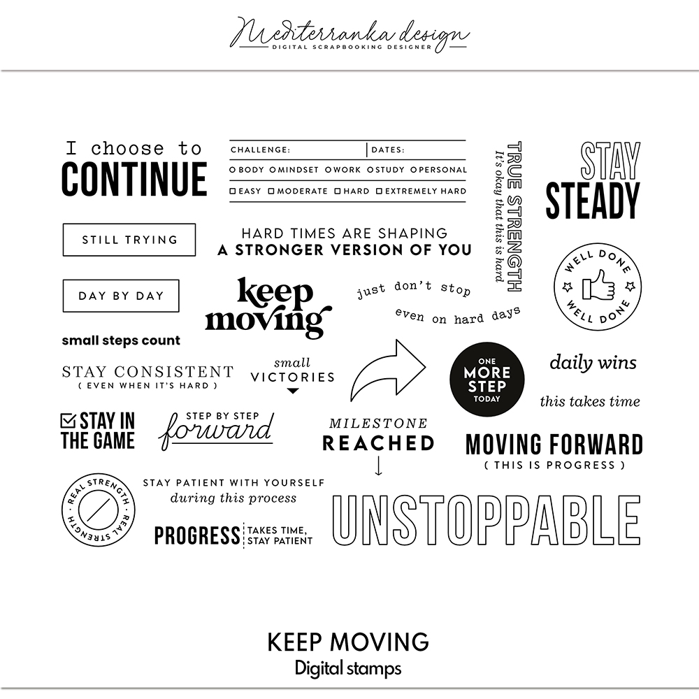 digital stamps keep moving