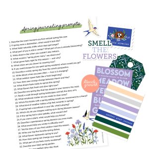 spring journaling prompts for planner scarpbooking and memory keeping