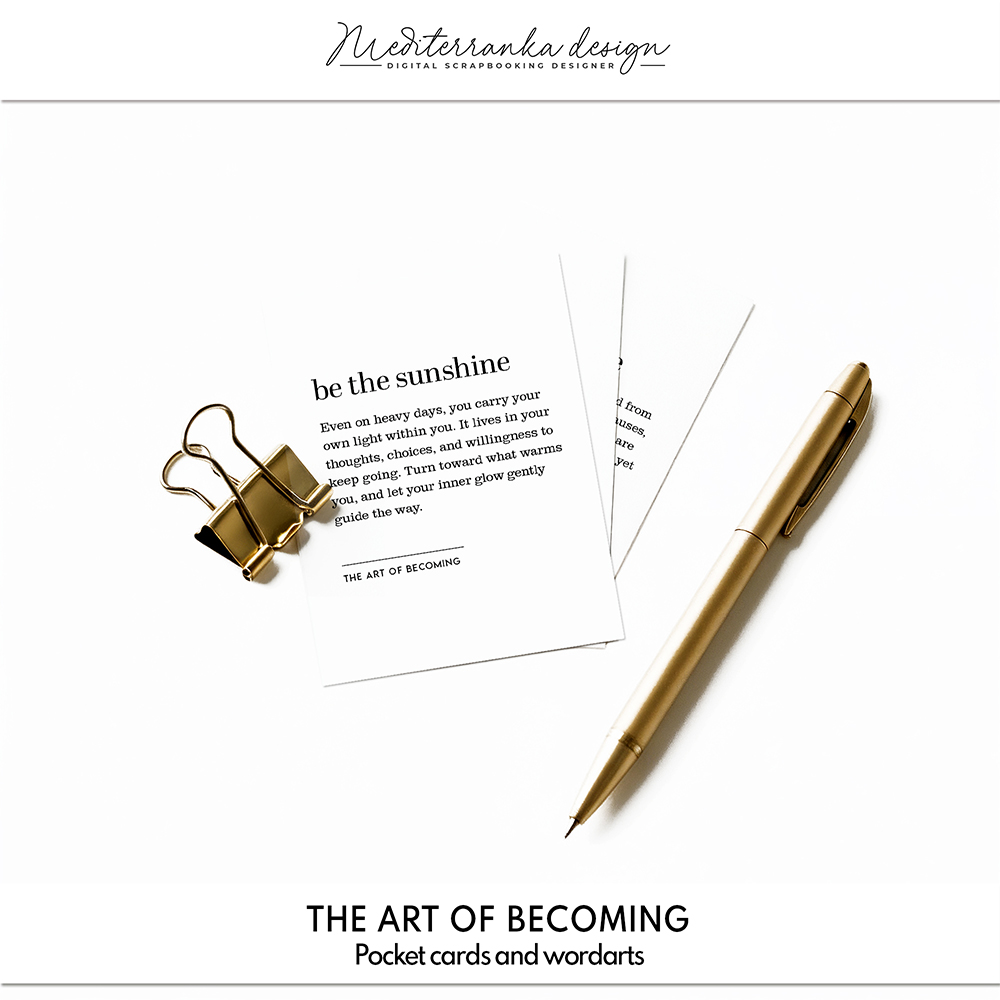 the art of becoming affirmation digital cards