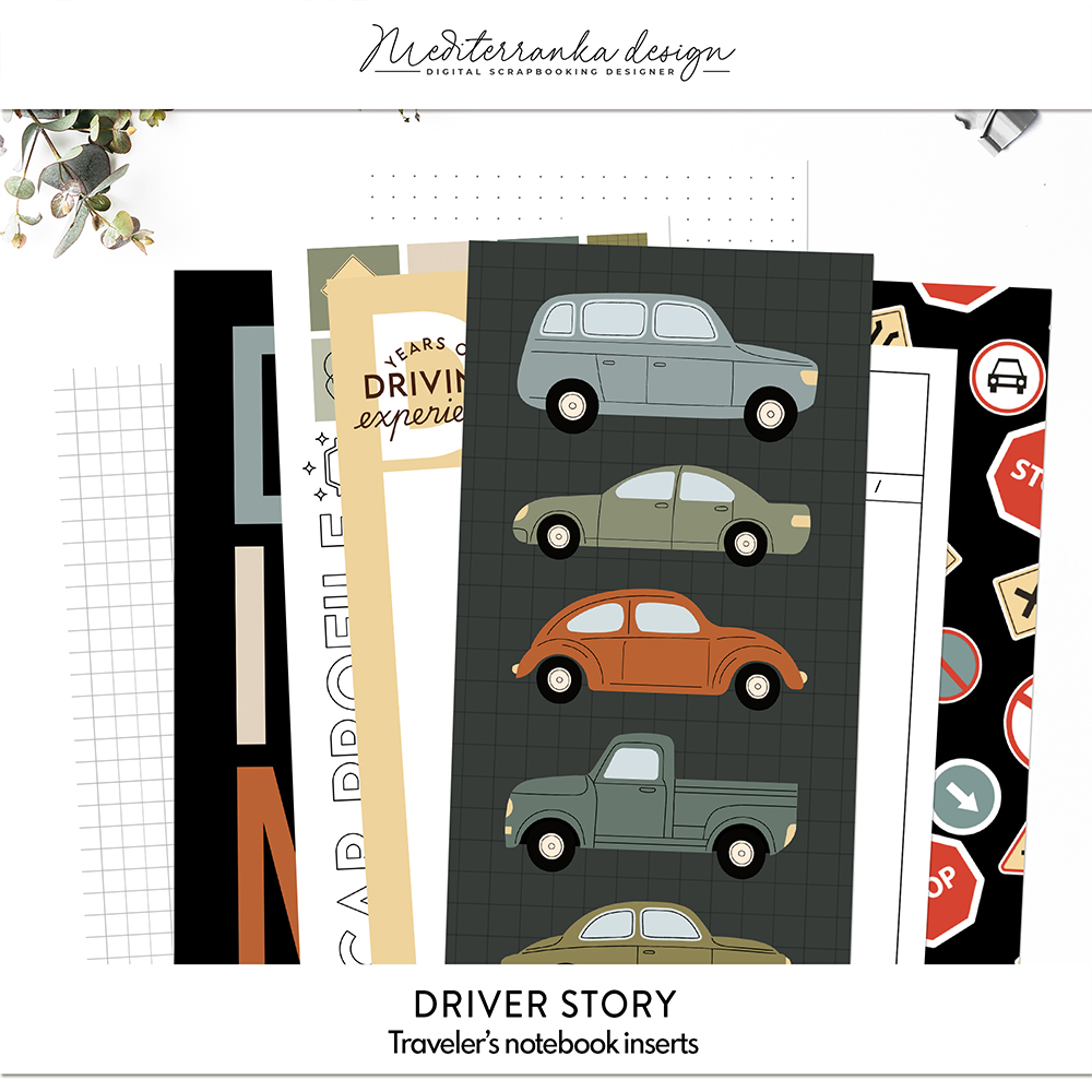 digital traveler's notebook inserts driver story