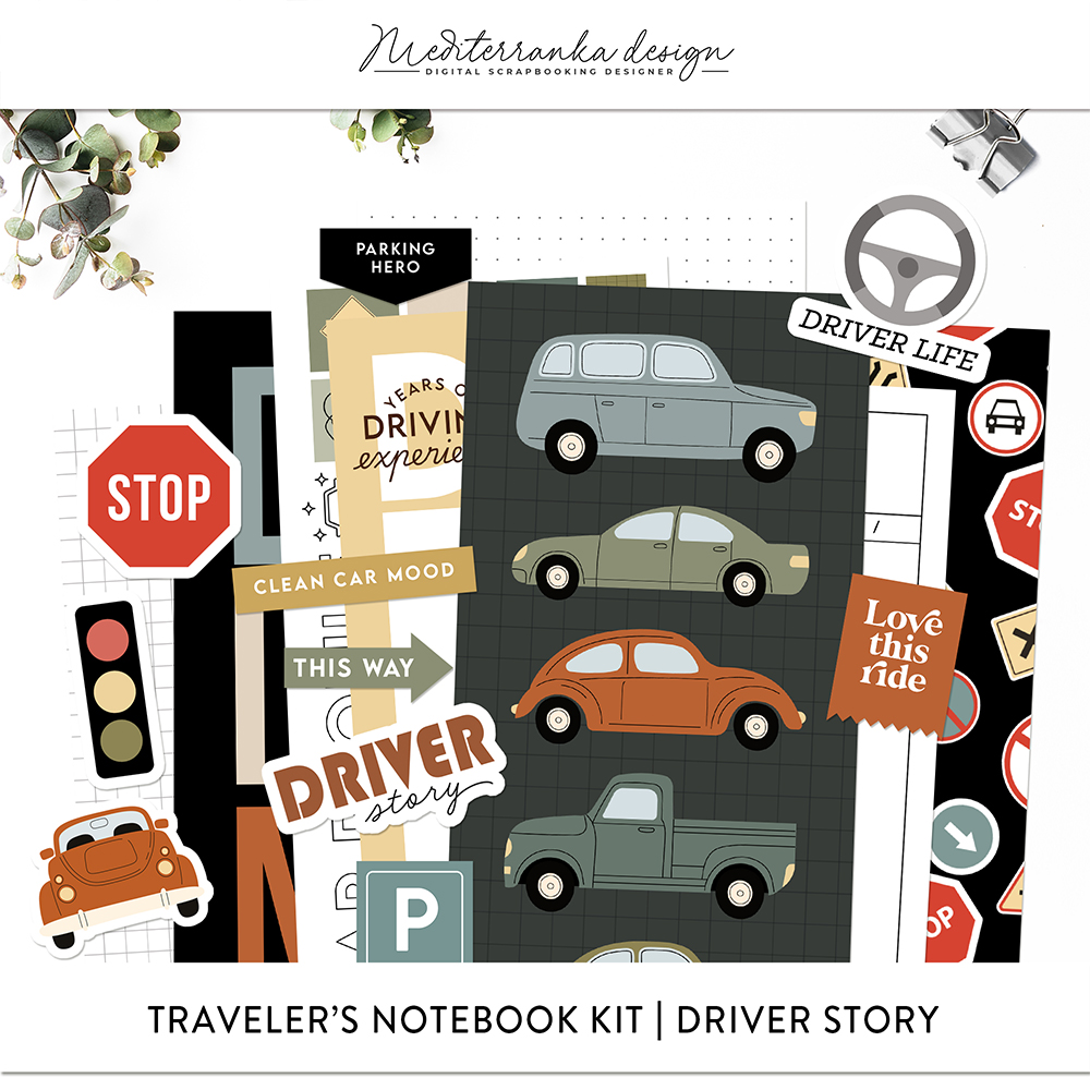 digital traveler's notebook kit driver story