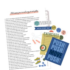 fitness routine journaling promptis